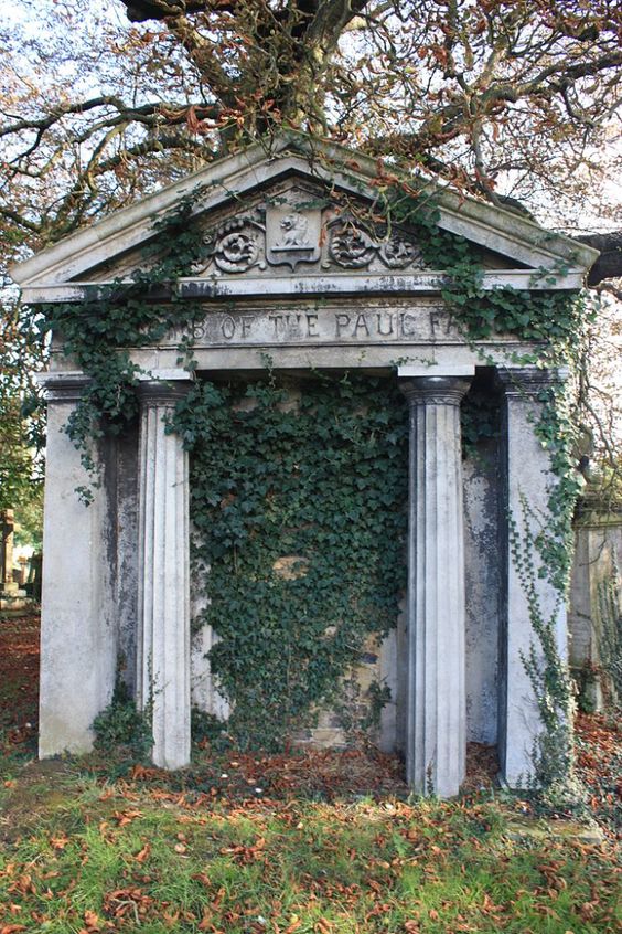 Classic mausoleum with traditional architectural design